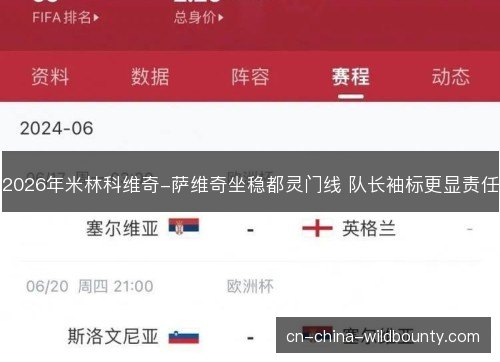 2026年米林科维奇-萨维奇坐稳都灵门线 队长袖标更显责任